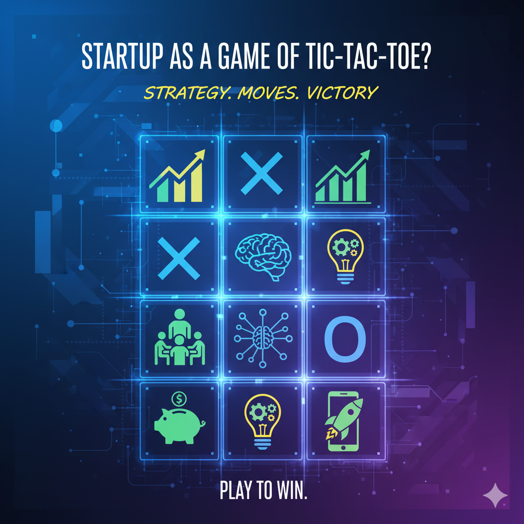 What If a Startup Were a Tic-Tac-Toe Game?